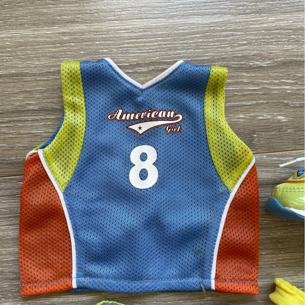 American Girl Doll Retired Basketball Outfit 2005 EUC with Box - Picture 5 of 9